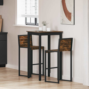 vidaXL Staande Bartafel Bewerkt hout