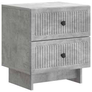 vidaXL Nachtkastje Betongrijs 43 x 34,5 x 47,5 cm Bewerkt hout