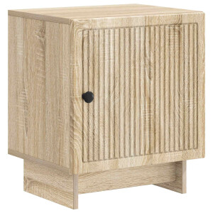 vidaXL Nachtkastje Sonoma Eiken 43 x 34,5 x 50 cm Bewerkt hout