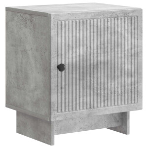 vidaXL Nachtkastje Betongrijs 43 x 34,5 x 50 cm Bewerkt hout
