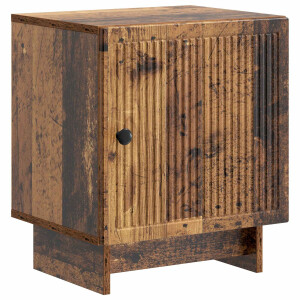 vidaXL Nachtkastje Oud hout 43 x 34,5 x 50 cm Bewerkt hout