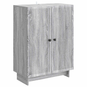 vidaXL Dressoir Grijs sonoma 66 x 34,5 x 90 cm Bewerkt hout