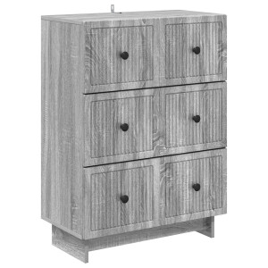 vidaXL Ladenkast Grijs sonoma 66 x 34,5 x 90 cm Bewerkt hout