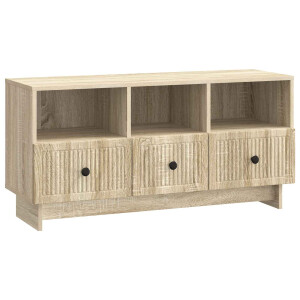 vidaXL TV-kast met lade Sonoma Eiken 102 x 34,5 x 50 cm Bewerkt hout