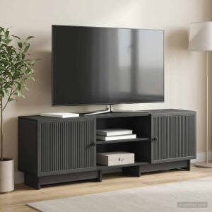 vidaXL TV-kast Zwart 150 x 31 x 50 cm Geconstrueerd hout
