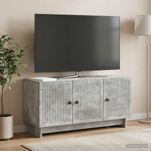 vidaXL TV-kast Betongrijs 99 x 34,5 x 50 cm Bewerkt hout