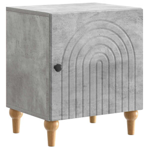 vidaXL Nachtkastje Betongrijs 43 x 34,5 x 50 cm Bewerkt hout