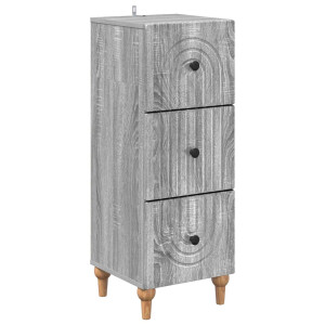 vidaXL Ladenkast Grijs sonoma 33 x 34,5 x 90 cm Bewerkt hout