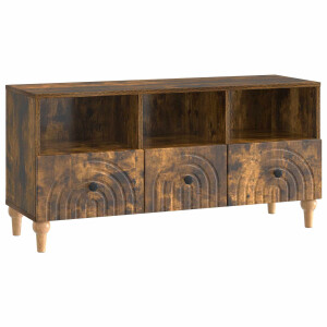 vidaXL TV-kast Gerookte Eik 102 x 34,5 x 50 cm Geconstrueerd hout