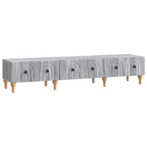vidaXL TV-kast met lade Grijs sonoma 147 x 34,5 x 30 cm Bewerkt hout