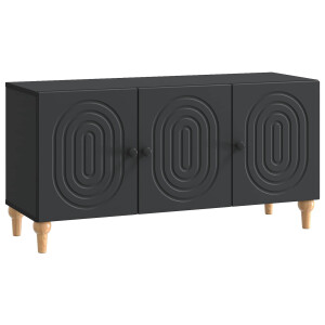 vidaXL TV-kast Zwart 99 x 34,5 x 50 cm Bewerkt hout