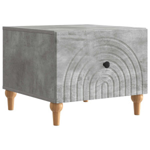 vidaXL Salontafel met lade Betongrijs 49 x 50 x 40 cm Bewerkt hout