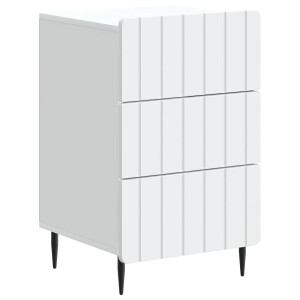 vidaXL Nachtkastje met lade Wit 43x 41 x 68 cm Bewerkt hout