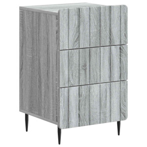 vidaXL Nachtkastje met lade Grijs sonoma 43x 41 x 68 cm Bewerkt hout