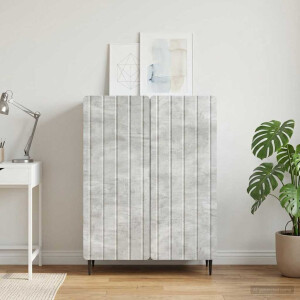 vidaXL Dressoir Betongrijs 66 x 34,5 x 92 cm Bewerkt hout