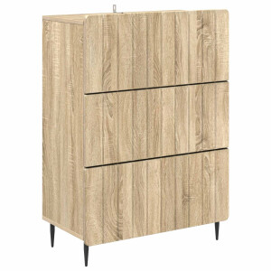vidaXL Ladenkast Sonoma Eiken 66 x 34,5 x 92 cm Bewerkt hout