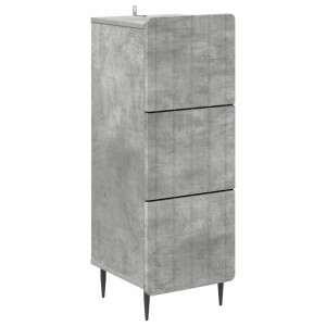 vidaXL Ladenkast Betongrijs 33 x 34,5 x 92 cm Bewerkt hout