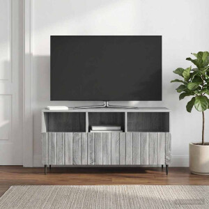 vidaXL TV-kast met lade Grijs sonoma 102 x 34,5 x 50 cm Bewerkt hout