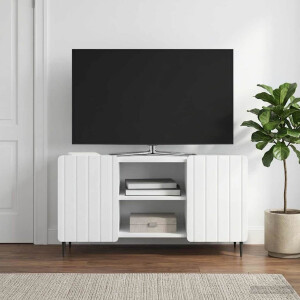 vidaXL TV-kast Wit 102 x 34,5 x 52 cm Bewerkt hout