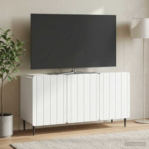 vidaXL TV-kast Wit 99 x 34,5 x 52 cm Bewerkt hout