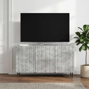 vidaXL TV-kast Betongrijs 99 x 34,5 x 52 cm Bewerkt hout