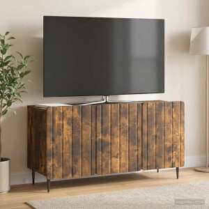 vidaXL TV-kast Gerookt eiken 99 x 34,5 x 52 cm Bewerkt hout