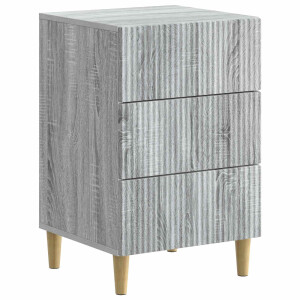 vidaXL Nachtkastje Grijs sonoma 43 x 41 x 66,5 cm Bewerkt hout
