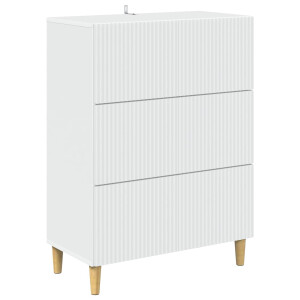 vidaXL Ladenkast Wit 66 x 34,5 x 90 cm Bewerkt hout