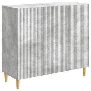 vidaXL Dressoir Betongrijs 89 x 34,5 x 80 cm Bewerkt hout