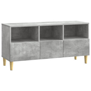 vidaXL TV-kast met lade Betongrijs 102 x 34,5 x 50 cm Bewerkt hout
