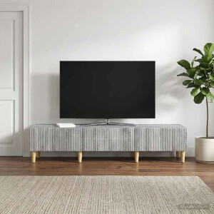 vidaXL TV-kast met lade Grijs sonoma 147 x 34,5 x 30 cm Bewerkt hout