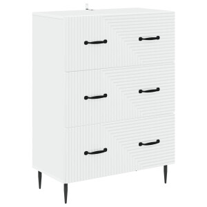vidaXL Ladenkast Wit 66 x 34,5 x 89,5 cm Bewerkt hout