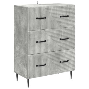 vidaXL Ladenkast Betongrijs 66 x 34,5 x 89,5 cm Bewerkt hout