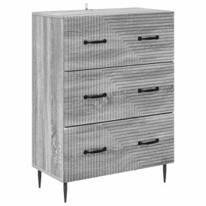 vidaXL Ladenkast Grijs Sonoma 66 x 34,5 x 89,5 cm Bewerkt hout