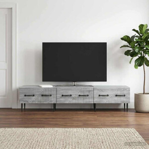 vidaXL TV-kast met lade Grijs sonoma 147 x 34,5 x 30 cm Bewerkt hout