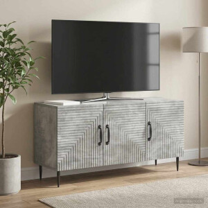 vidaXL TV-kast Betongrijs 99 x 34,5 x 50 cm Bewerkt hout