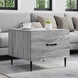 vidaXL Salontafel met lade Grijs sonoma 49 x 50 x 40 cm Bewerkt hout