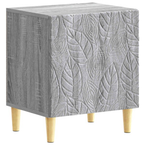 vidaXL Nachtkastje Grijs Sonoma 43 x 34,5 x 50 cm Bewerkt hout