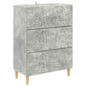 vidaXL Ladenkast Betongrijs 66 x 34,5 x 90 cm Bewerkt hout