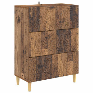 vidaXL Ladenkast Oud hout 66 x 34,5 x 90 cm Bewerkt hout