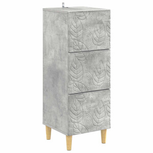vidaXL Ladenkast Betongrijs 33 x 34,5 x 90 cm Bewerkt hout