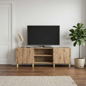 vidaXL TV-kast 150 x 31 x 50 cm Artisanaal eiken Bewerkt hout