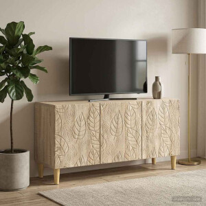 vidaXL TV-kast 99 x 34,5 x 50 cm Sonoma Eiken Bewerkt hout