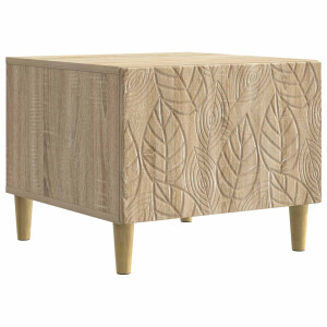 vidaXL Salontafel Sonoma Eiken 50 x 49 x 40 cm Bewerkt hout