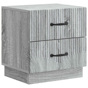 vidaXL Nachtkastje Grijs sonoma 43 x 34,5 x 44,5 cm Bewerkt hout