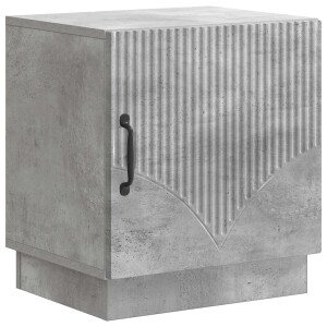 vidaXL Nachtkastje Concerte Grijs 43 x 34,5 x 47 cm Bewerkt hout