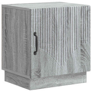vidaXL Nachtkastje Grijs Sonoma 43 x 34,5 x 47 cm Bewerkt hout