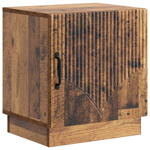 vidaXL Nachtkastje Oud hout 43 x 34,5 x 47 cm Bewerkt hout