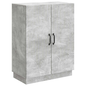 vidaXL Dressoir Betongrijs 66 x 34,5 x 87 cm Bewerkt hout
