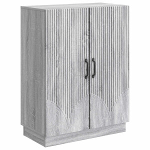 vidaXL Dressoir Grijs sonoma 66 x 34,5 x 87 cm Bewerkt hout